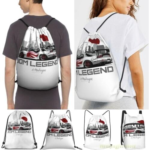 Men Sackpack Strap Bags Rx7. Jdm Legend Women Purpose Drawstring Backpacks Outdoor Travel Backpacks For Gym Training Fitness Bag