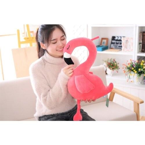 New cute plush Flamingos toy lovely red bird doll gift about 60x30cm 2481