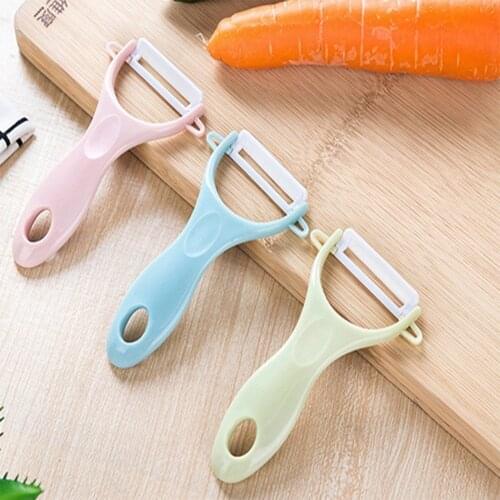 Peeler kitchen gadgets peeler multifunctional Colorful ceramic fruit peeling