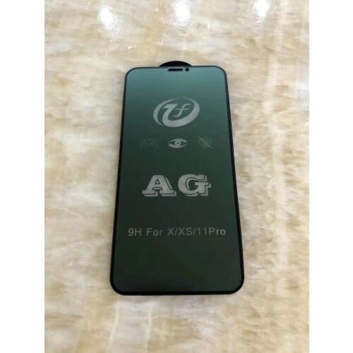 Midnight Green Matte Tempered Glass for Apple iPhone 11 Pro Max 11Pro Anti-Glare Frosted Screen Protector for iPhone X XS Max XR