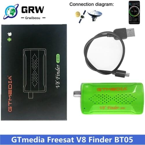 GTMedia Freesat V8 Finder BT03 DVB S2 satellite Satfinder For andriod IOS 1080P digital Bluetooth DVB-S2 HD satellite finder