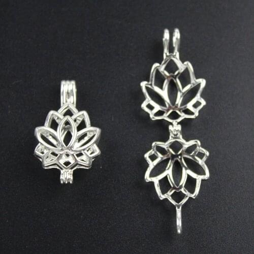 Luminous Necklace Glowing in the Dark Moon,Lotus Flower Pendant for Women,Yoga,Prayer,Buddhist Jewelry