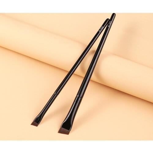 Ultra-Thin Liner Makeup Brush - Angled Precision Gel Eyeliner Slanted Lash Line Definer Cosmetics Eyelash Beuaty Tools
