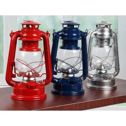 Smart vintage lantern bronze kerosene lamp lantern tent light Lighting Kerosene Christmas Halloween lantern decoration