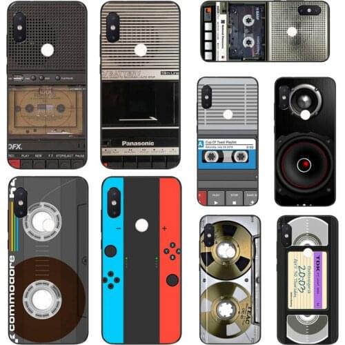 YNDFCNB Vintage Cassette tape retro style Phone Case For Xiaomi Mi8 9 10 9T 5 6 A1 A2Lite 9SE 8SE Mi8lite Mix2 Max3 F1
