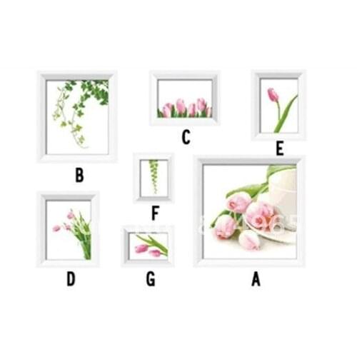 Embroidery Package 3 Sets (1 lot=3 Sets) 5-15Business Days Luxurious New Love Cross Stitch 7 Tulip Flowers Scenery