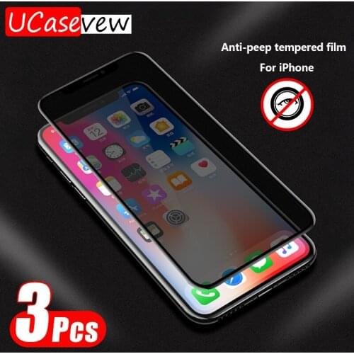 Tempered Glass For iPhone 12 11 Pro Max Privacy Screen Protector For iPhone 6S 7 8 Plus XR XS MAX SE2020 Anti-Spy Protector film