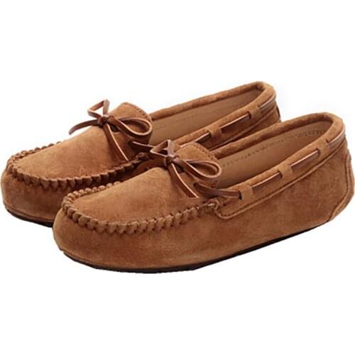 2021 Stunning New Woman Shoes 2020 Genuine Leather Women Flats Lady Loafers Casual Shoes Moccasins Spring Autumn Flat Shoes