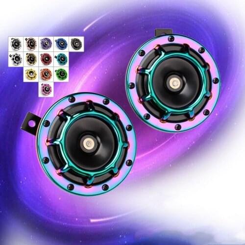 1pcs Fabin car electric horn 12v super-loud waterproof universal horn modified basin-type horn