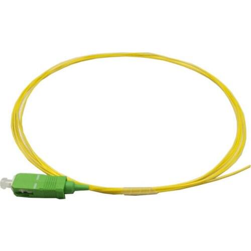 10PCS High quality 1m SC APC Singlemode Optical fiber pigtail 0.9MM fiber jumpers FTTH fiber optic cable Free shipping
