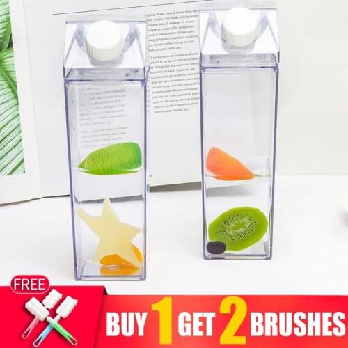 1000ML Xmas Gift 500ml Infuser Water Bottle Plastic Fruit Infusion Kids Drink Outdoor Sports Bottle Juice Lemon Portable Kettle
