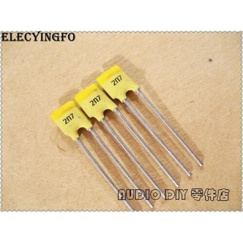 20pcs/100pcs Phili 630 series 2700pF 100V 100V2700pF 10% silver film ceramic capacitor 2.7nF 100V2.7nF 272 100V272