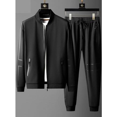 2021 classic High Quality Autumn Men Light Luxury Smooth Stand Collar Cardigan Casual Fashion Thick Hoodie Men plus size M-4XL