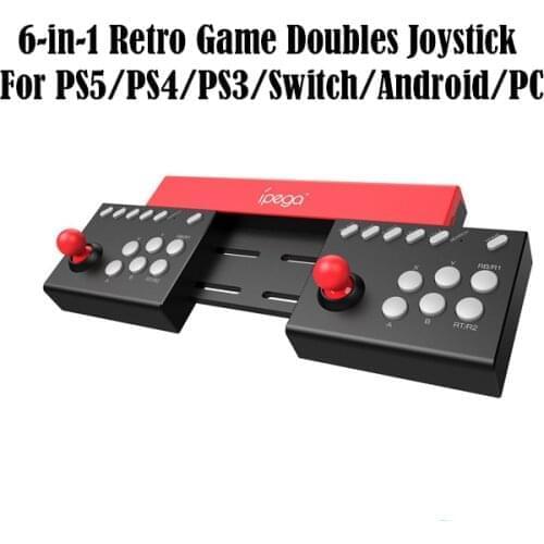 6-In-1 Retro Game Doubles Joystick for Ps5/ps4/ps3/switch/android/pc
