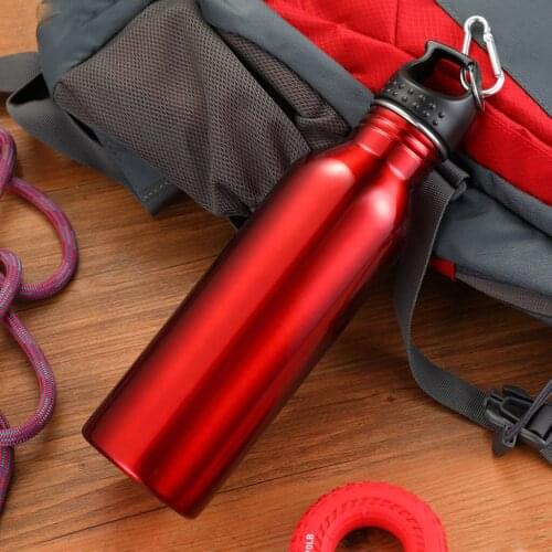 Stainless Steel Water Bottle & Wide Mouth Lids with Straw / Clip for Multi Sports - 26 oz - Choose Colors