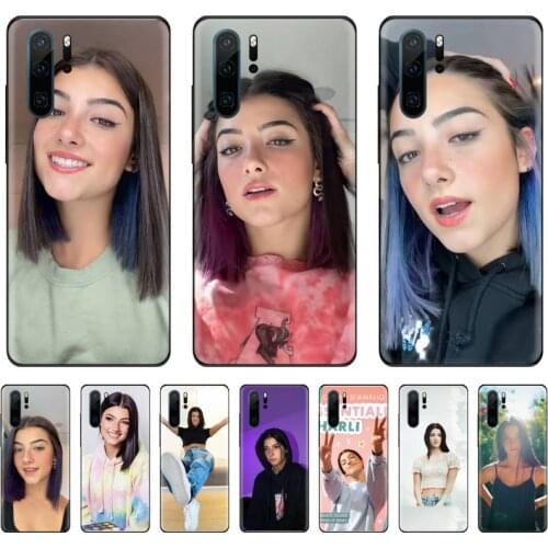 CHAR DAMELIO Celebrity pretty fashion Phone Case For Huawei P9 P10 P20 P30 Pro Lite smart Mate 10 Lite 20 Y5 Y6 Y7 2018 2019
