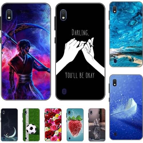 For Samsung Galaxy A10 A105 A10E A102 Galaxy A10S A107 Case Cartoon Pattern Soft TPU Cover Coque Animal Flower Shell