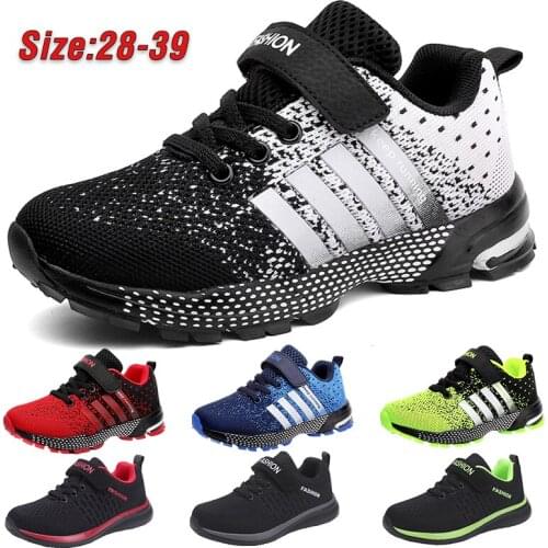 Children Sneakers For Kids Breathable Boys Running Shoes Girls Non-slip Outdoor Casual Sports Shoes Teenagers Walking Shoes