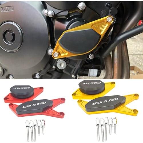 For SUZUKI GSX-S750 GSXS750 GSX-S 750 GSX S750 2015 - 2018 CNC POM Frame Slider Crash Pad Engine Stator Case Saver Protector