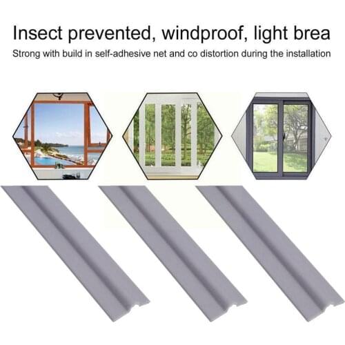 Door And Window Sealing Strip Sound Insulation Self-adhesive Alloy Window Home Door Aluminum Windproof Vintage Y8Y2