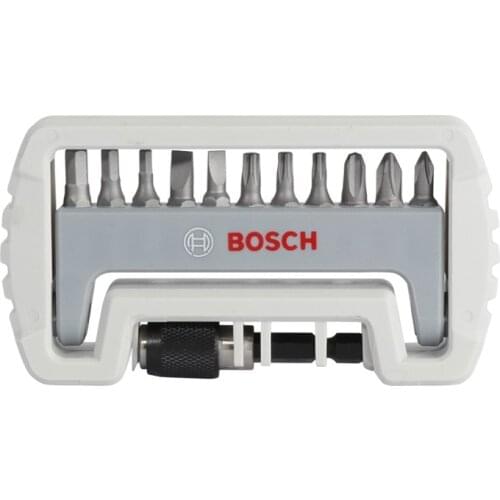 Bosch 12-piece electric screwdriver bit set alloy steel slotted Phillips hexagonal bit set with magnetic