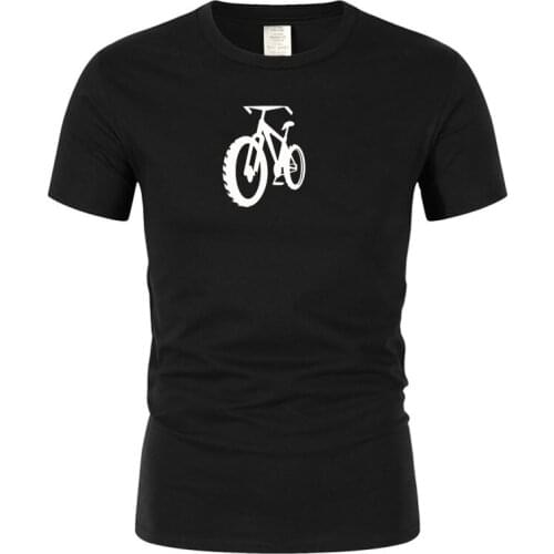 Short Sleeve T-Shirt Funny cycling fashion mens T-shirt cotton