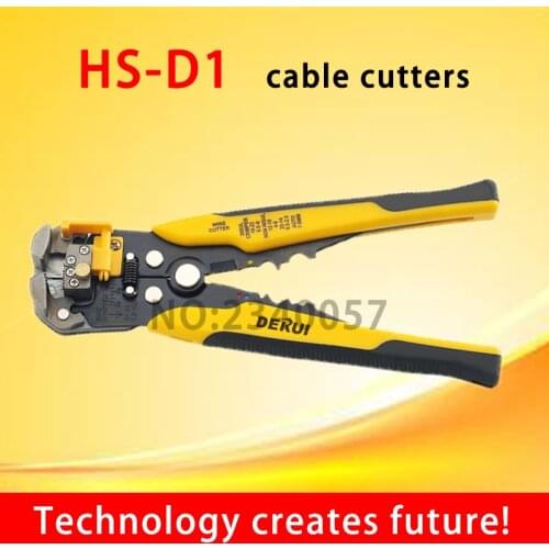 HS-D1 AWG24-10 (0.2-6.0mm2 ) design Multifunctional automatic stripping pliers Cable wire Stripping Crimping tools Cutting