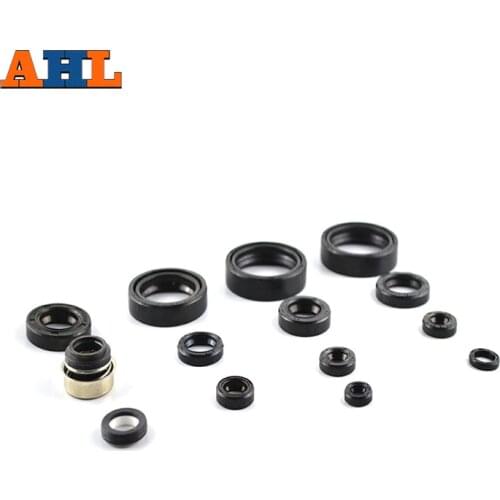 AHL 14pcs Motorcycle Engine parts Complete Oil seal Kit & water pump seal kit For Honda CRM250AR CRM250 AR CRM 250 AR 249 cc