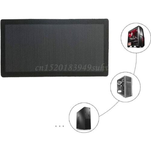 Magnetic Dust Filter Dustproof PVC Mesh Net Cover Guard for Home Chassis PC Computer Case Cooling Fan Accessories 12x24CM