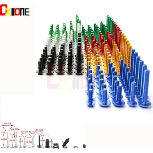 Motorcycle Accessories aluminum Fairing Bolts For Kawasaki Z900 Z900RS/ Bajaj Pulsar 200 NS/200 RS/200/honda/BMW/Ducati/Yamaha