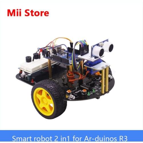 Yahboom programmable starter kit and smart robot 2 in1 for Ar-duinos R3 compatible with Scratch3.0