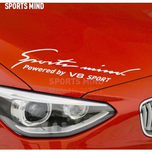 10 Pieces Sports Mind V8 Car Sticker decal exterior accessories car decoration For bmw honda audi volkswagen toyota accessories