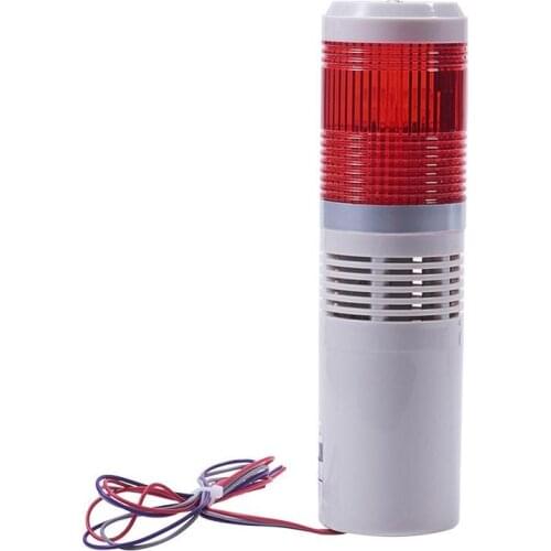 Multiple Models 24V/220V 3W Multi-layer Warning Lights Safety Stack Always Bright Industrial Tower Long Tube Signal With Sound