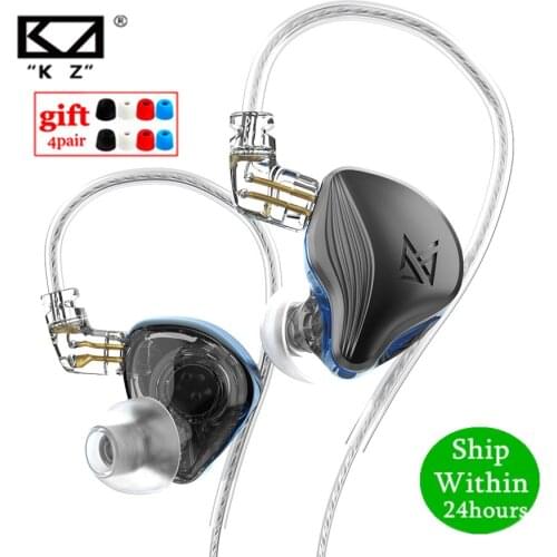 NEW KZ ZEX Static Dynamic Drive Hybrid Earphone HIFI Bass Earbud Sport Noise Cancelling Headset KZ EDX PRO ZSN PRO