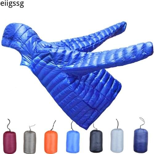 Autumn New Mens Fashion Boutique Solid Color Light and Thin Casual Hooded Collar Down Jacket / Mens Casual Down Coat