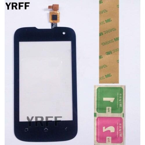 Phone Touch Screen Panel For Fly IQ430 Touch Panel Front Glass Lens Digitizer Sensor Repair 3M Glue Wipes