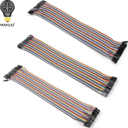 WAVGAT Dupont line 120pcs 30cm male to male + male to female and female to female jumper wire Dupont cable for Arduino