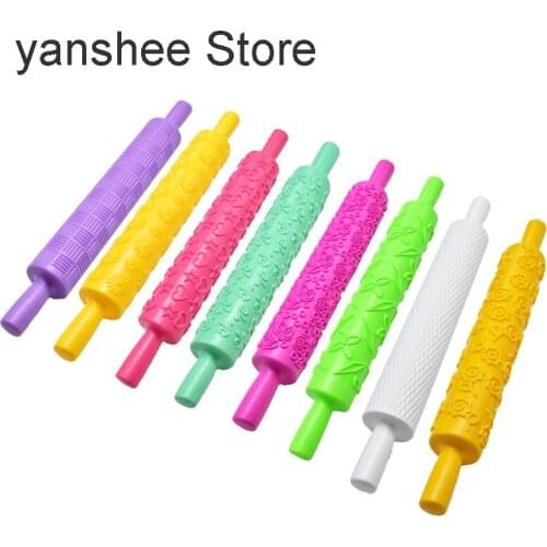 Plastic non stick embossing roller for baking biscuits, noodles, biscuits, instant noodles, cake decorative batter and embossing