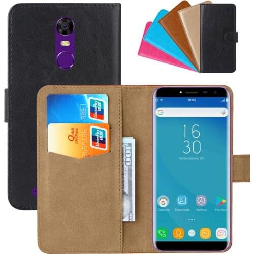 Luxury Wallet Case For Oukitel C8 4G PU Leather Retro Flip Cover Magnetic Fashion Cases Strap