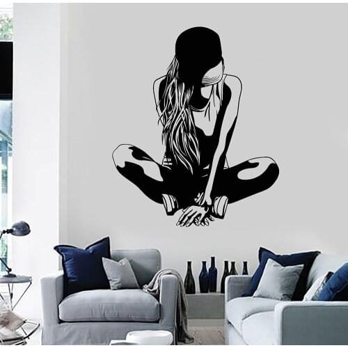 Sexy Sports Teen Gir Vinyl Wall Decal Home Decor Bedroom Art Mural Removable Wall Stickers