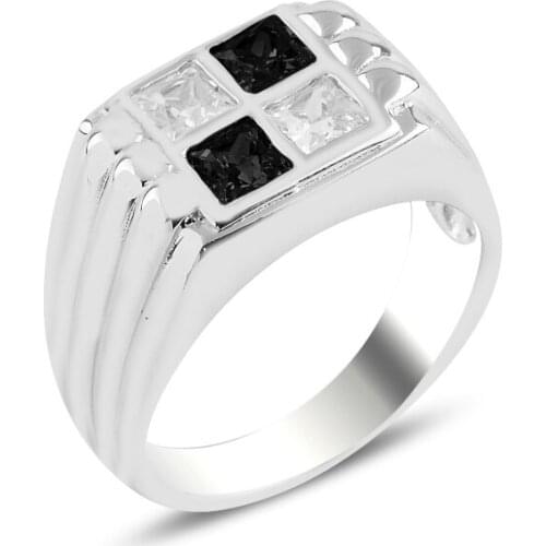 Silver 925 Sterling Zircon Stone Ring