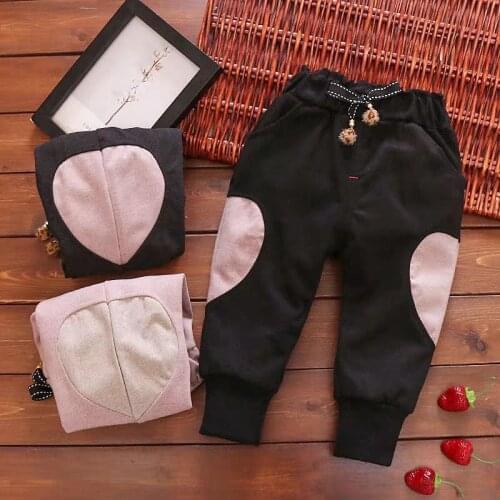 Baby Girl Pants Spring Autumn Newborn Cute Bow Furry ball Soft Cotton loose Comfortable Kids Fashion Leggings Clothes