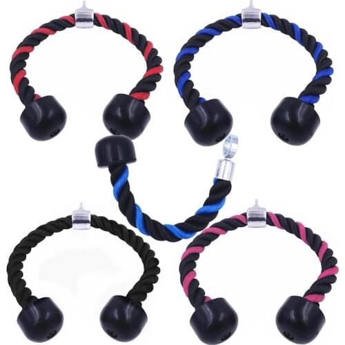 Heavy Duty Tricep Pull Down Rope Biceps Training Press Down Cord Home Gym Non Slip Cable Attachment Workout Exercise Equipment