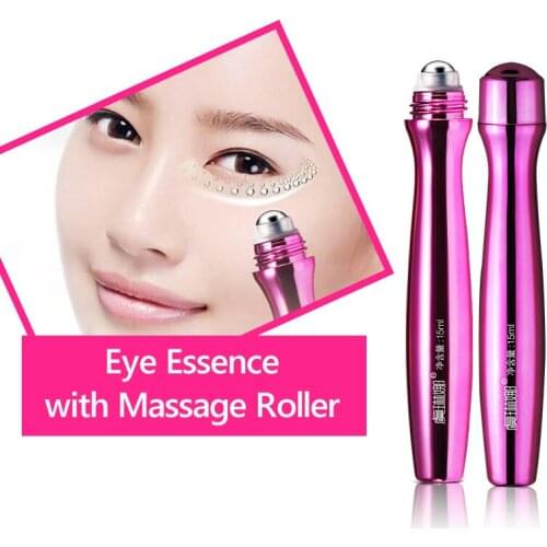 Moisturizing Eye Essence Mulit Effects with Massage Roller Ball Anti-aging Eye Cream Anti-wrinkle Remove Black Rim of Eyes