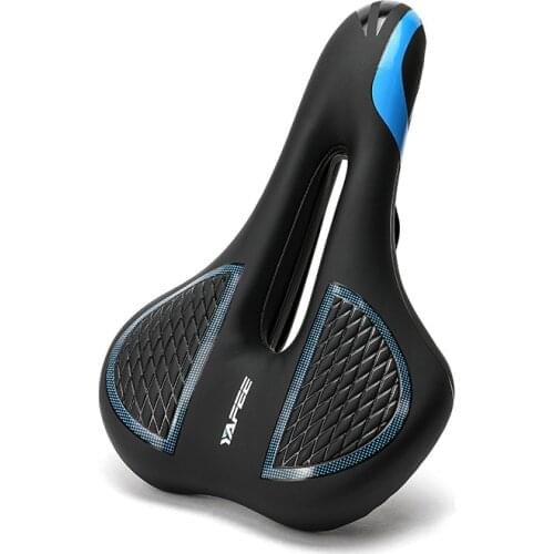 YAFEE Bicycle Seat Hollow Breathable Soft Thicken Sponge for Mountain Bike Cycling Accessories