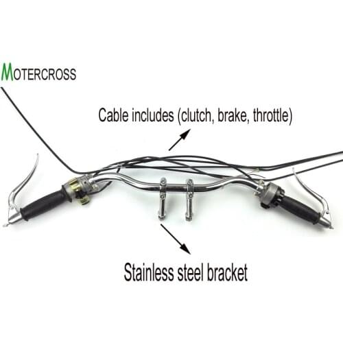 Ural CJ-K750 Motorcycle Handlebar Assembly Handle bar Bracket Grip Lever Cable Ural R1 R71 M72 KC750 CJK750 Parts