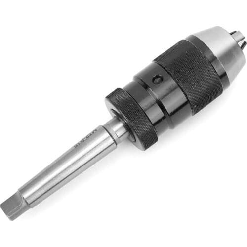 1-13mm B16 Keyless Drill Chuck Self-Tightening Heavy Duty Morse Taper Fixture Milling Lathe Drill Chuck With MT2-B16 Connect Rod