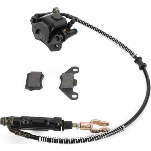 1Set Motorcycle Rear Brake Caliper Master Cylinder foot brake pump calipers Assembly For 50cc-125cc ATV Go Kart Dirt Bike TaoTao