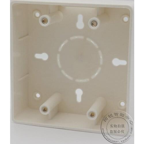 120*120MM Electrical Sockets Outlet Wall Switch Open Installation Plate Bottom Box