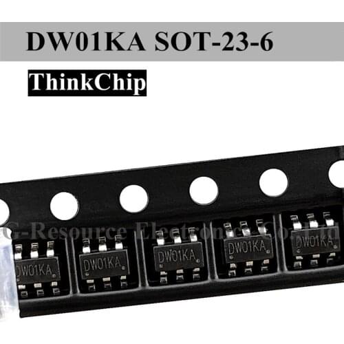 20 pcs ) DW01KA SOT23-6 SMD Lithium battery protection chip New original